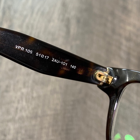 PRADA VPR 10S 2AU-1O1 Dark Tortoise 51/17/140 Eyeglasses - Picture 6 of 7